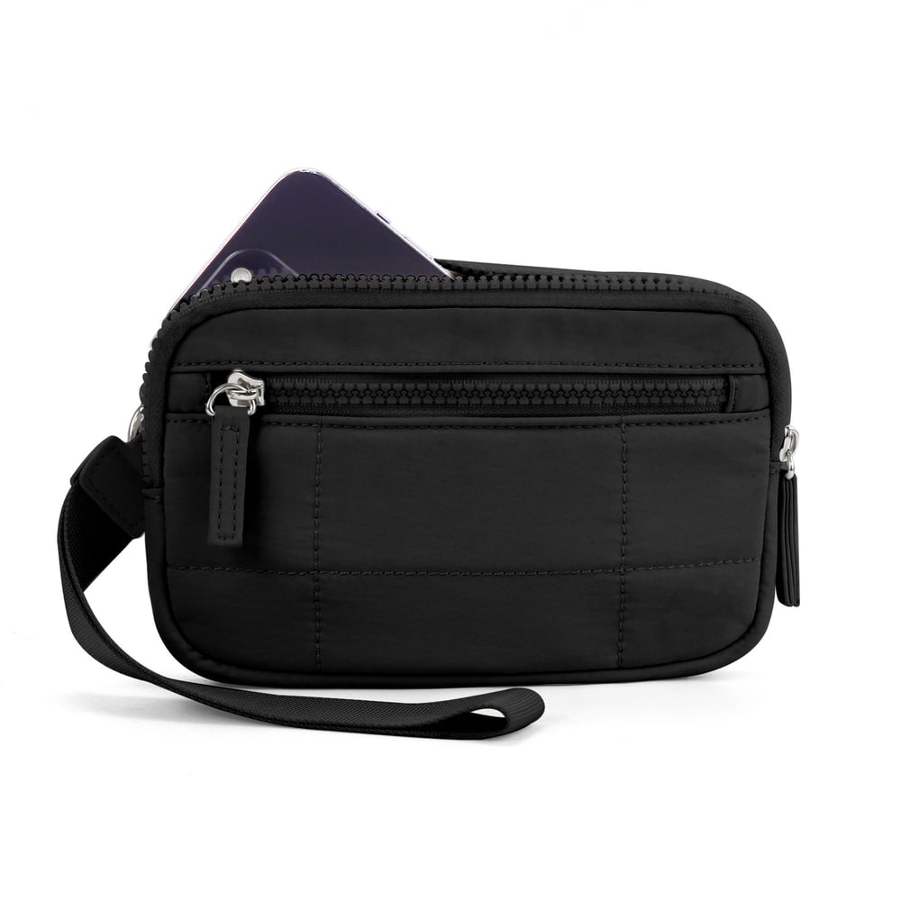 Puffer Wristlet Wallet Fits Phone💜