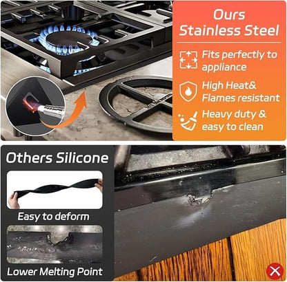 🔥LAST DAY 49% OFF-🎁Retractable Stainless Steel Stove Gap Covers