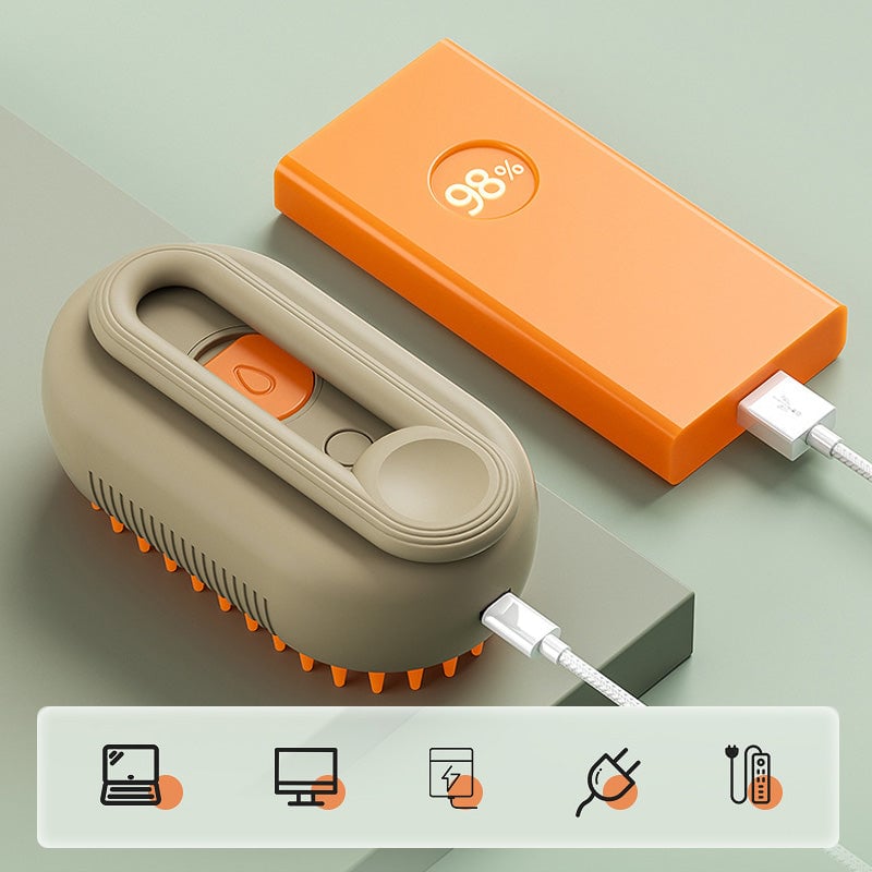 🔥3 in 1 Electric Refreshing Mist Pet Grooming Comb