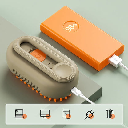 🔥3 in 1 Electric Refreshing Mist Pet Grooming Comb