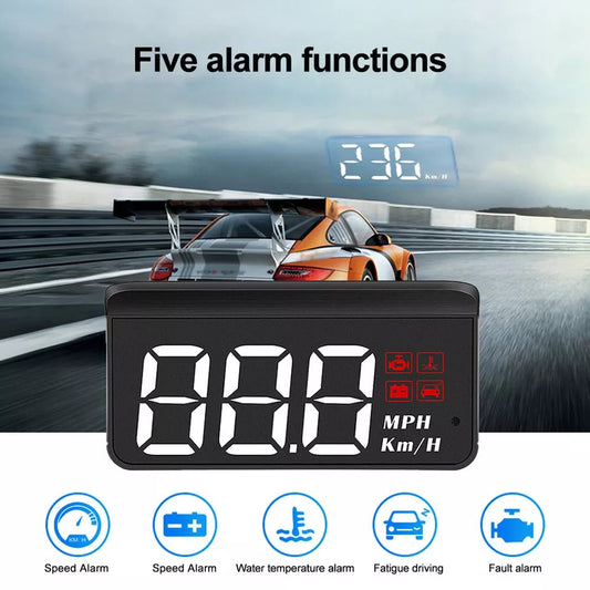 OBD2 HUD Car Head Up Display Projector Speedometer