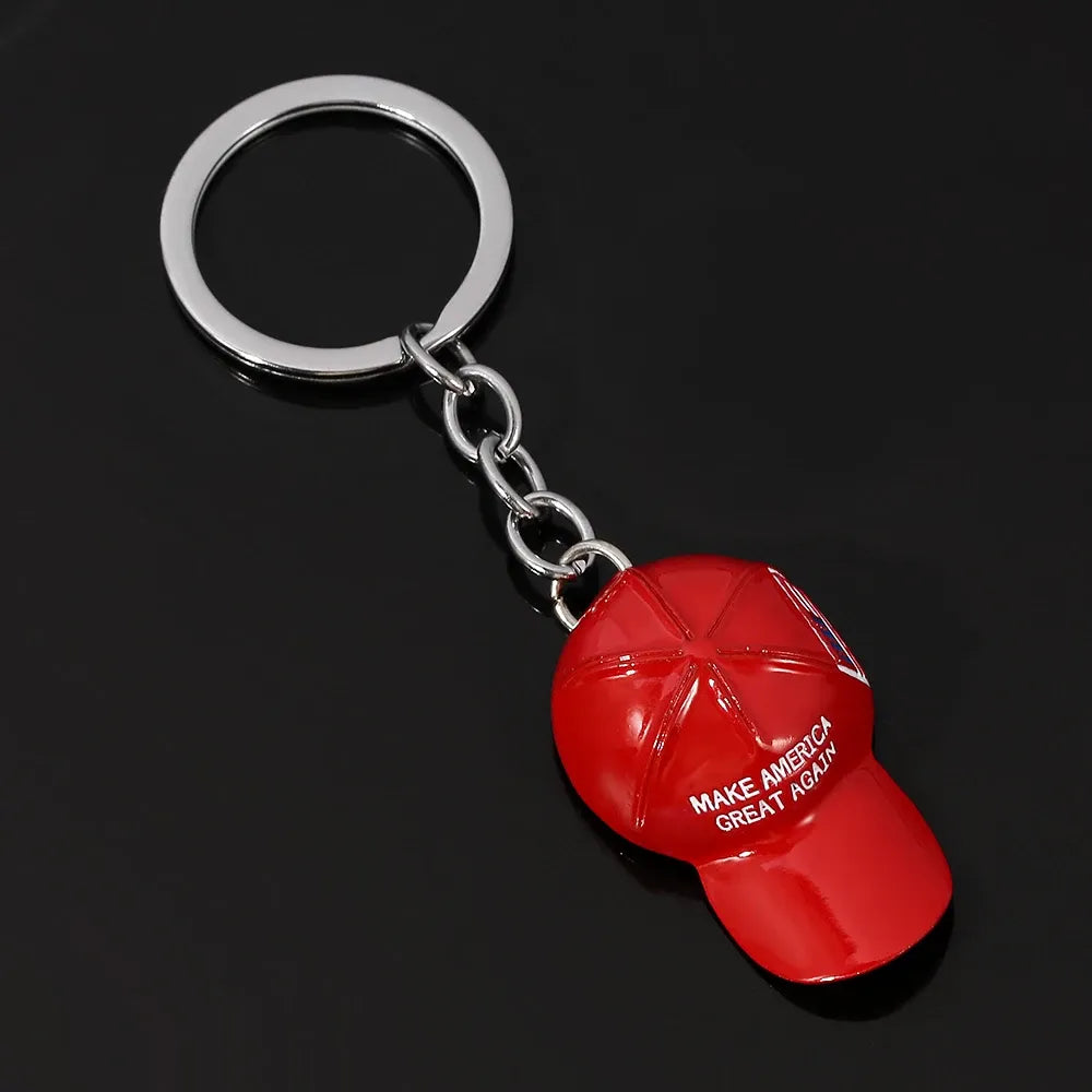 🦅"Make America Great Again"🗽 - Red Hat Keychain
