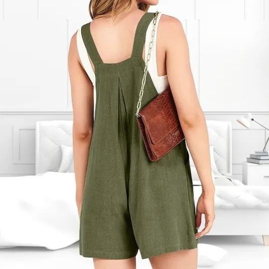 🔥Last Day 49% OFF🎁Casual Adjustable Strap Loose Bib Rompers