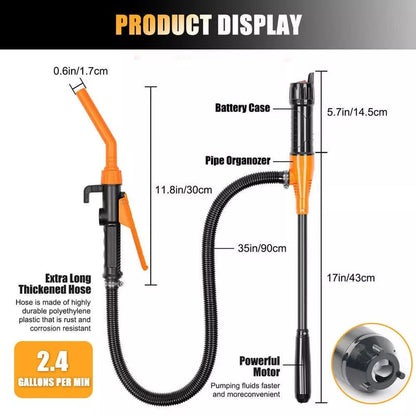 2025 Upgrade Portable Power Battery Pump