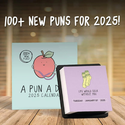 🔥LAST DAY SALE 50% OF - 2025 A Pun A Day Desktop Calendar🗓️🍑