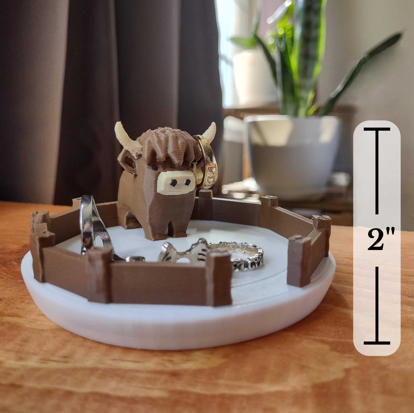 💍Highland Cow Ring Holder