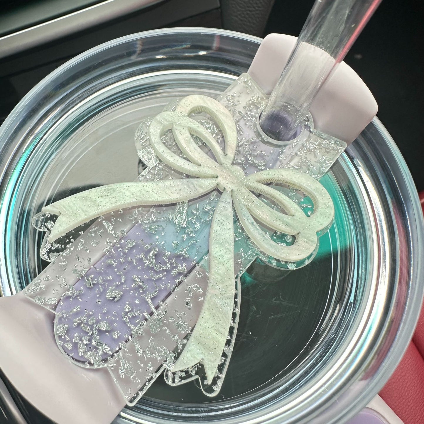 🦋Acrylic Cup Plate Accessory🎀