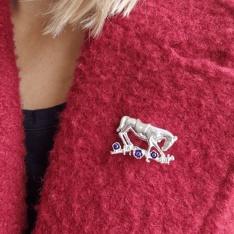 Limited Edition - War Horse Red Poppy Brooch