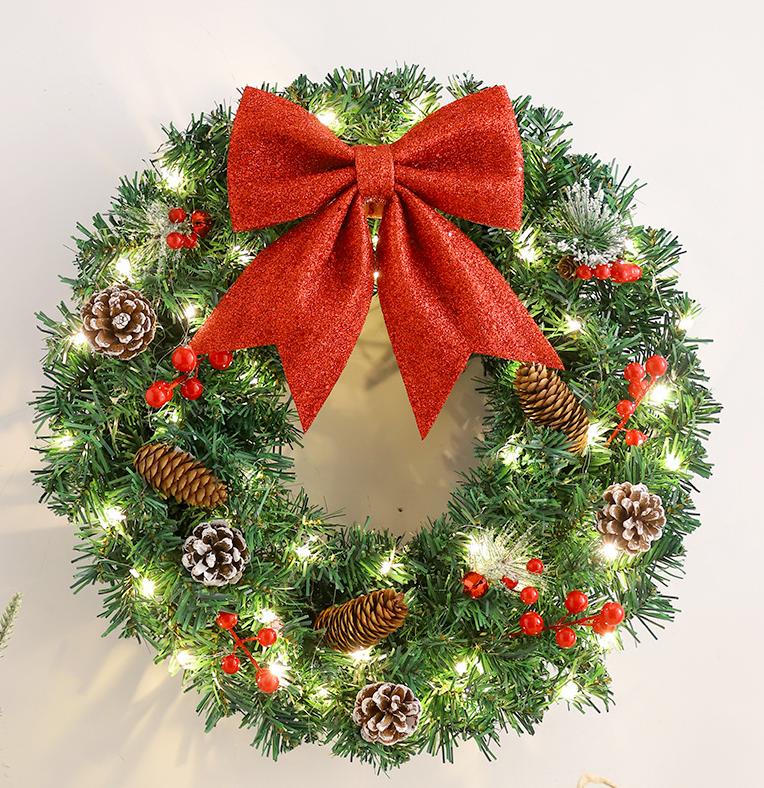 🔥Hot Sale 49% OFF 🎄Handmade Christmas Tree Wreath for Front Door