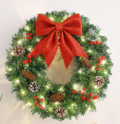 🔥Hot Sale 49% OFF 🎄Handmade Christmas Tree Wreath for Front Door