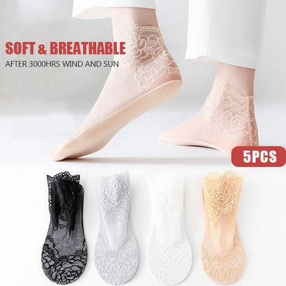 💋 Ladies Fashion Lace Socks