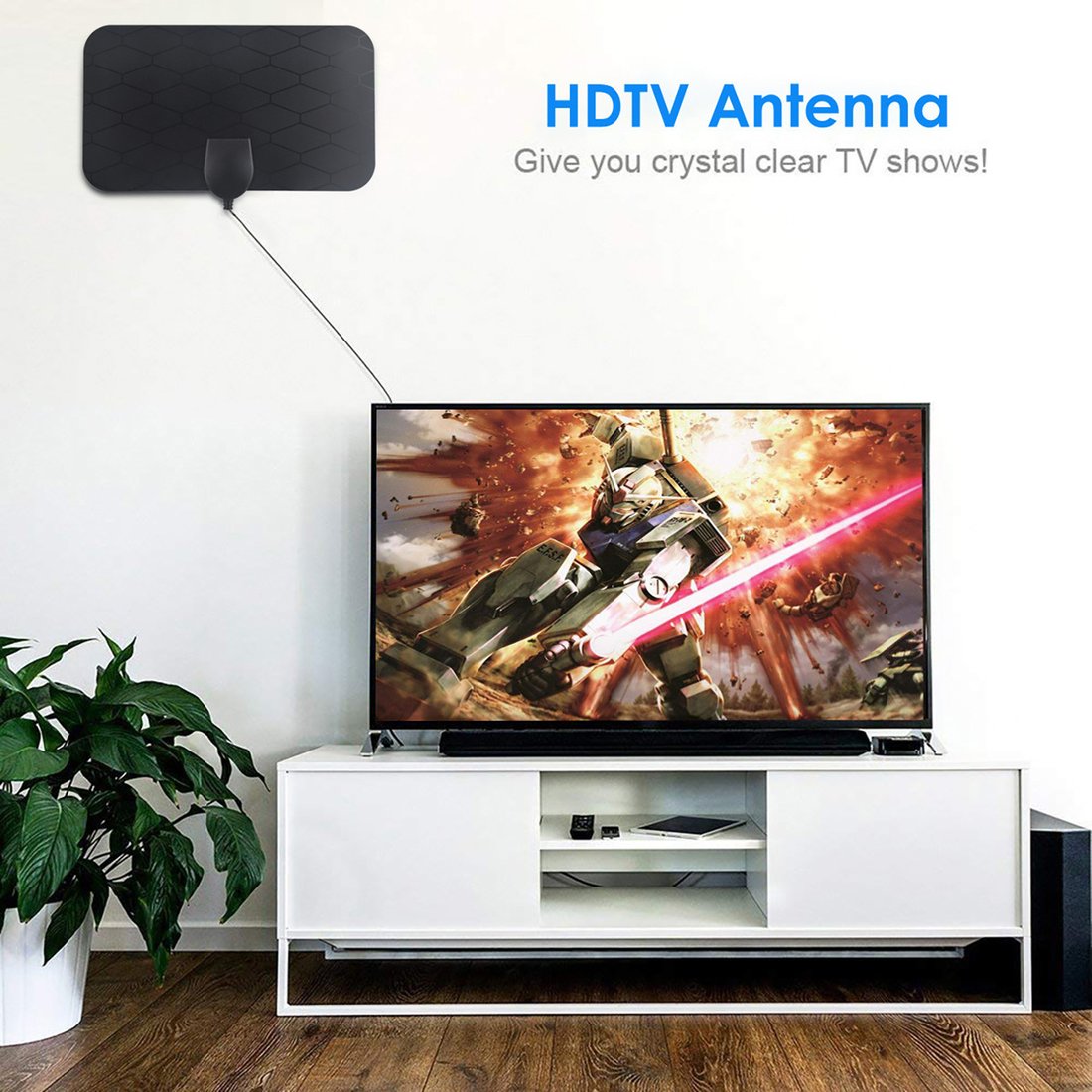 🎁HDTV cable antenna 4K (5G chip, 🌎 can be used worldwide)