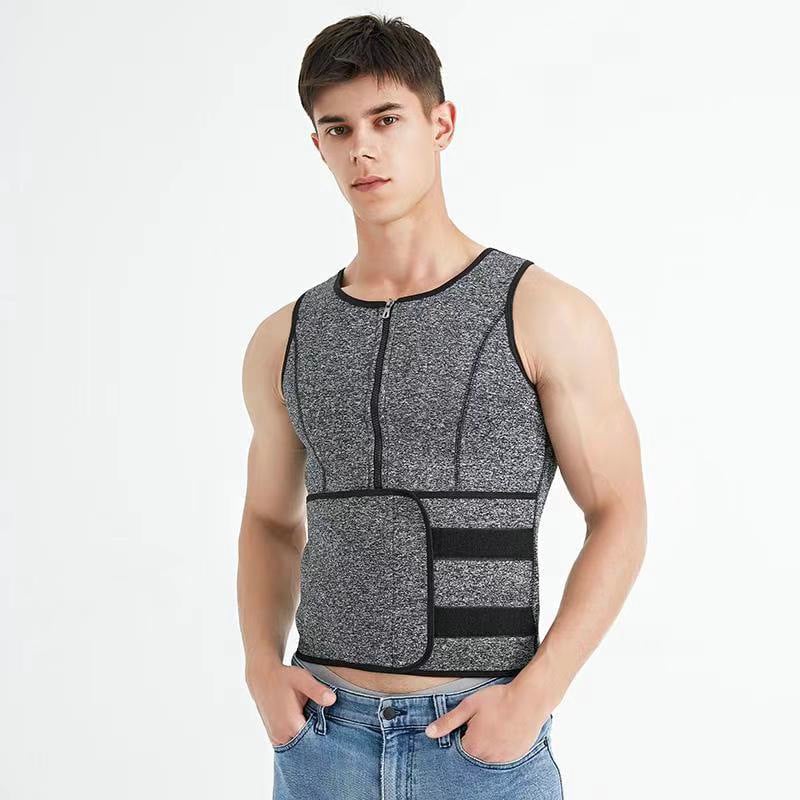 Men Body Shaper Waist Trainer Sauna Suit Sweat Vest Tank Tops Shapewear