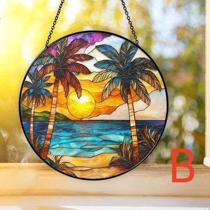 🔥🔥2025 Mother's Day Gift 50% Off--Beach Sunset Suncatcher Ornament