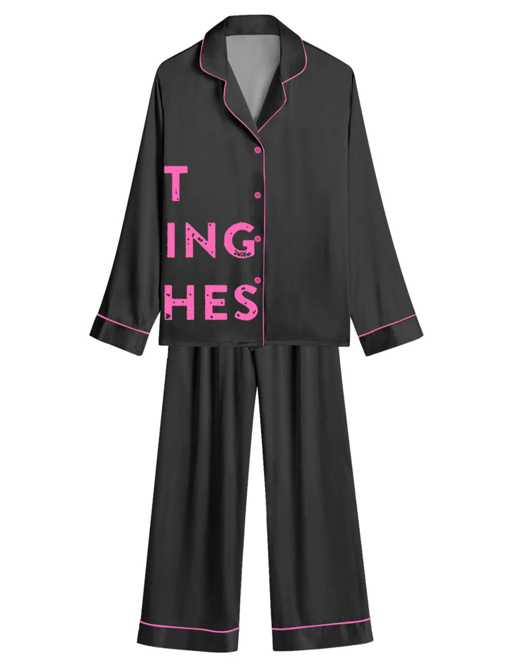 Women's Funny Long Sleeve Pajama Set