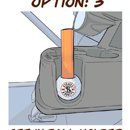 🎁Last Day Promotion 49% OFF🔥Golf Ball Cigar Holder - Golf Gift for Him by Stogie Golf