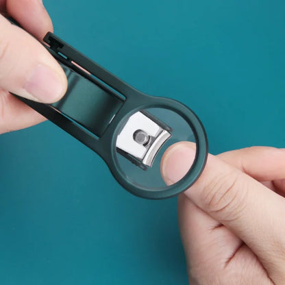 🔍Multifunctional Nail Clipper with Magnifying Glass