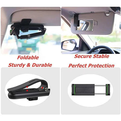 2025 New 1080° Multi-Function Sun Visor Universal 360 Degree Rotating Phone Holder