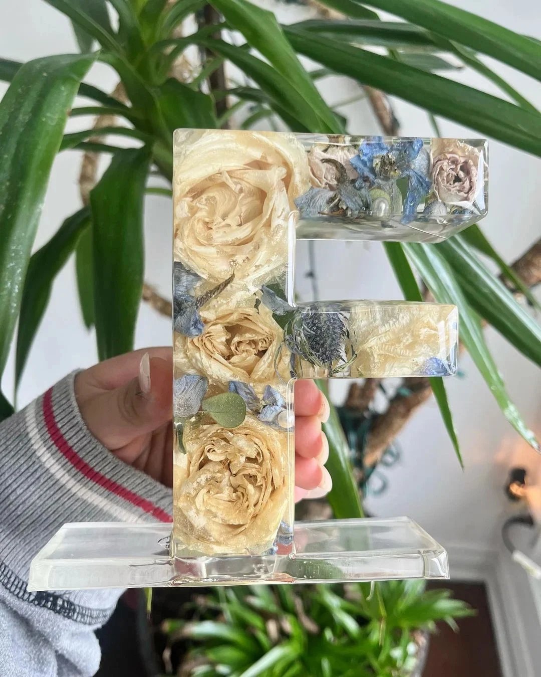 🌸Floral Resin Night Light