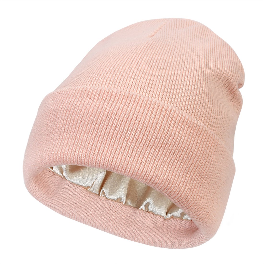 🎊Cyber Monday Deal!🎉Satin Lined Knit Beanie Hat