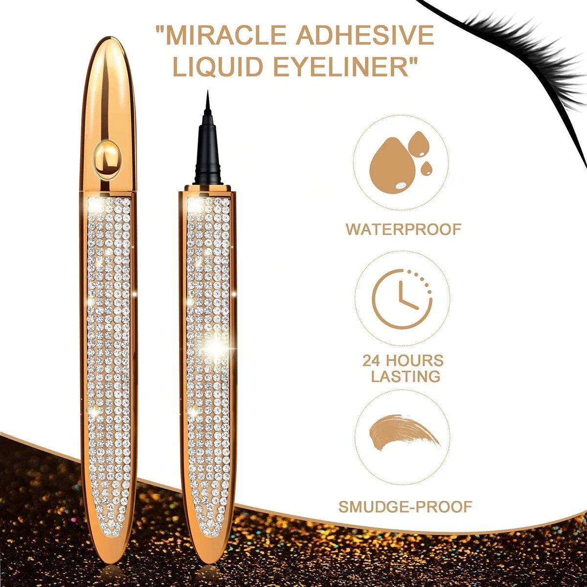 🔥 New Self-adhesive Eyeliner Eyelash Glue Pencil