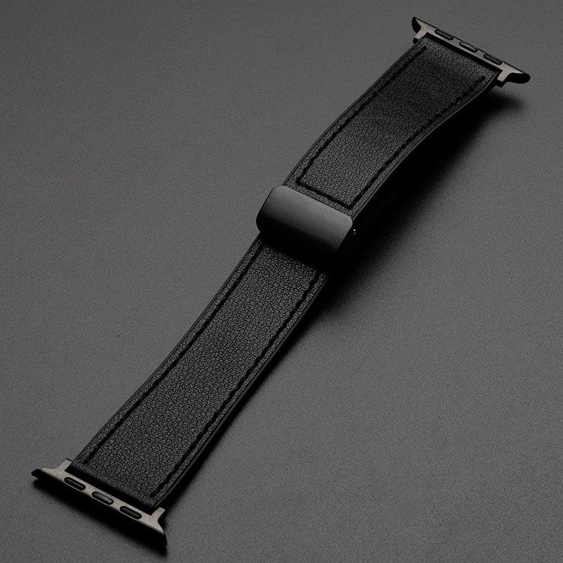 🔥2025 New Arrival🔥Crazy Horse Leather Silicone Watch Strap For Apple watch