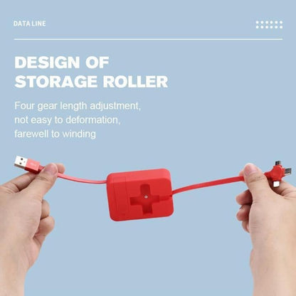 🎄Christmas Hot Sale - 49% OFF 🎁 3-in-1 Data Cable Phone Stand