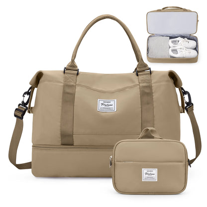 The Ultimate Carry-All – Weekender Duffel for Women with Shoe Pocket & Vanity Bag