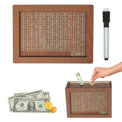 🎁Last Day Sale 49% OFF🎁🎅Cash Vault Wooden Savings Box