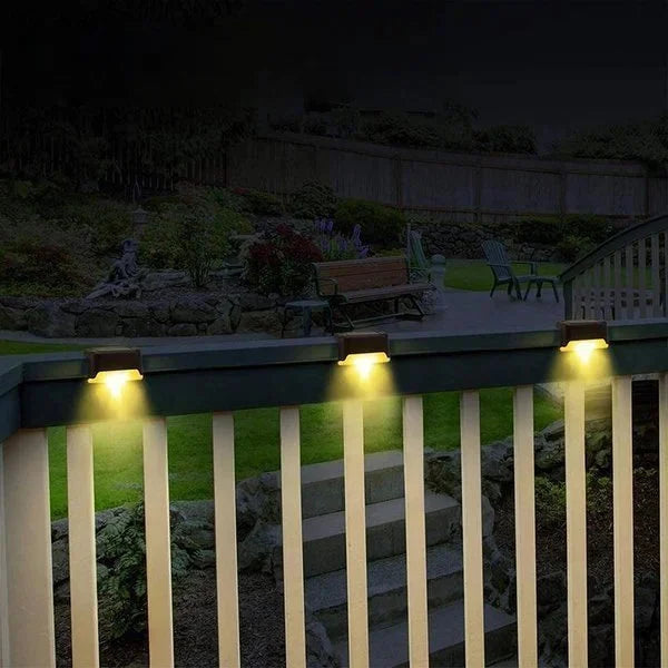 🔥Last Day 70% OFF🔥LED Solar Lamp Path Staircase Outdoor Waterproof Wall Light