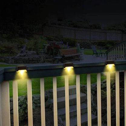 🔥Last Day 70% OFF🔥LED Solar Lamp Path Staircase Outdoor Waterproof Wall Light