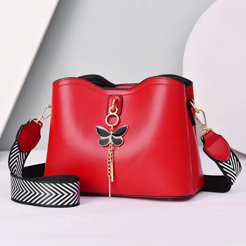 🔥Limitted Sale 🎁- Womens Butterfly Bucket Crossbody Bag