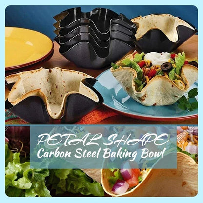 🌮Petal Shape Carbon Steel Baking Bowl