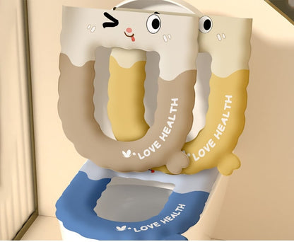 Waterproof toilet seat cushion