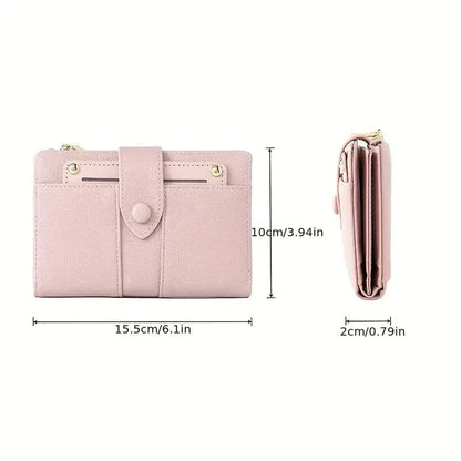 ✨ Women's leather wallet with multiple compartments and card holder (buy 1, get 1 free)