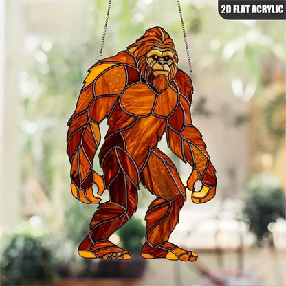 🔥Large Sasquatch Yeti Suncatcher Hanging Window Decoration