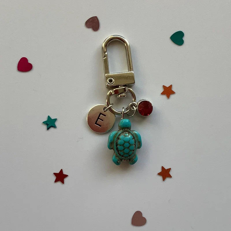 Handmade Turtle Keychain
