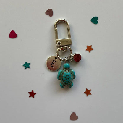 Handmade Turtle Keychain