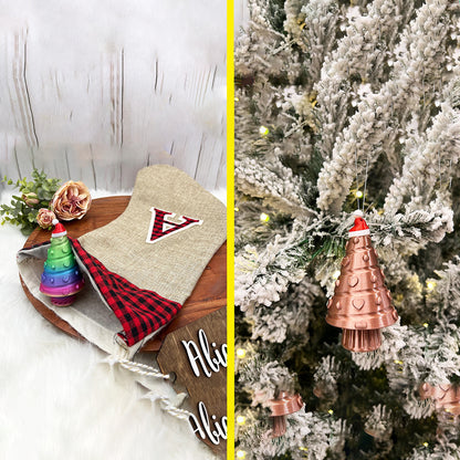 🎄3D Printed Christmas Tree Stasher Ornament💸