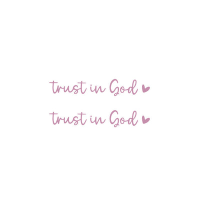 Letter & Heart Pattern Car Rearview Mirror Sticker