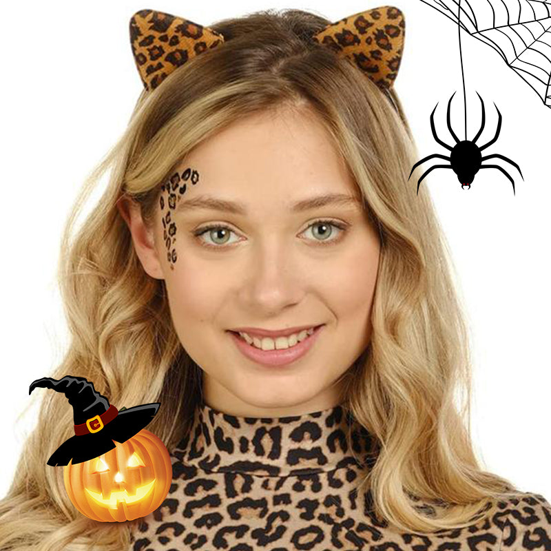 Leopard Cat Ears Headband