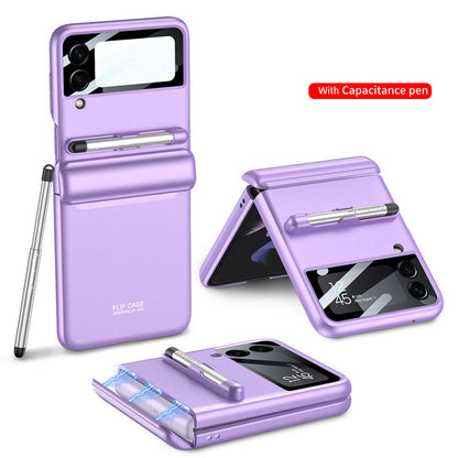 Magnetic All-included Shockproof Plastic Hard Cover For Galaxy Z Flip5 Flip4 Flip3