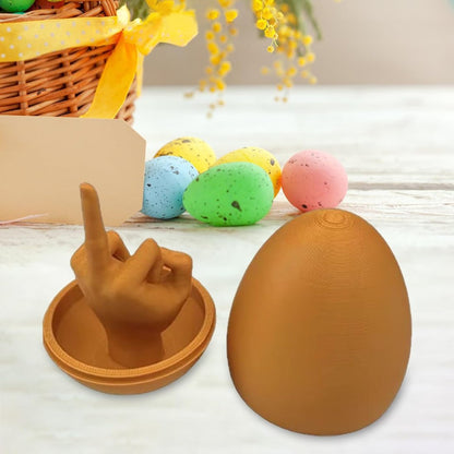 🎁Last Day 49% OFF🔥Easter Egg Surprise – Funny 3D Printed Middle Finger Egg
