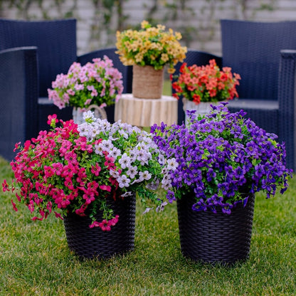 💥💥Upgraded high-grade material 🌱UV Resistant Lifelike Artificial Flowers