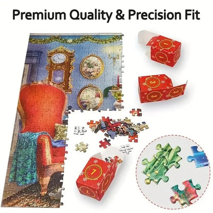 🎄Christmas Advent Calendar Jigsaw Puzzle 1000pcs🧩