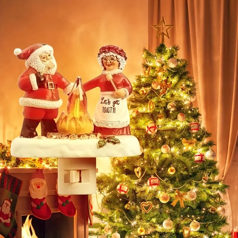 🔥Last Day Sale Price | 2024 Snoopy Christmas Campfire Flickering Nightlight✨🔥👻