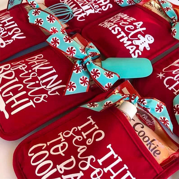 Christmas Pot Rack Baking Pot Holders