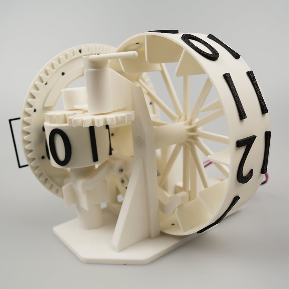 🕰️ 3D Printed Three-Axis Electric Clock: The Perfect Fusion of Precise Timekeeping and Artistic Aesthetics ✨
