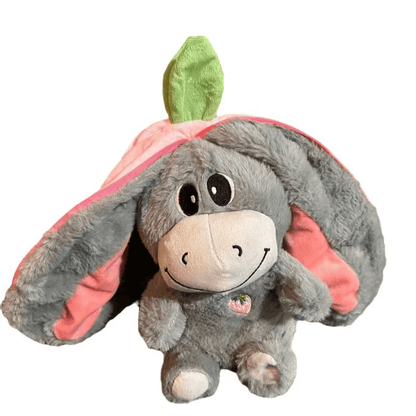 Stress relief sleeping plush donkey
