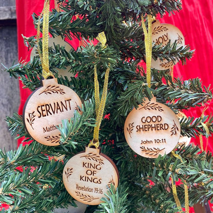 Names Of Jesus Ornaments (25 Pcs)
